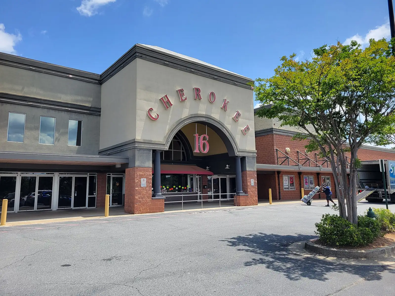 The Regal Cherokee movie theater in Woodstock